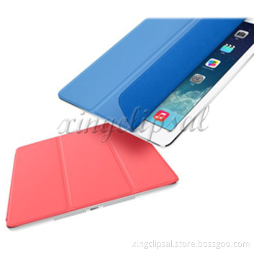 2015 High quality leather case, colorful clear stand leather case, ultra slim leather case with stand for ipad mini